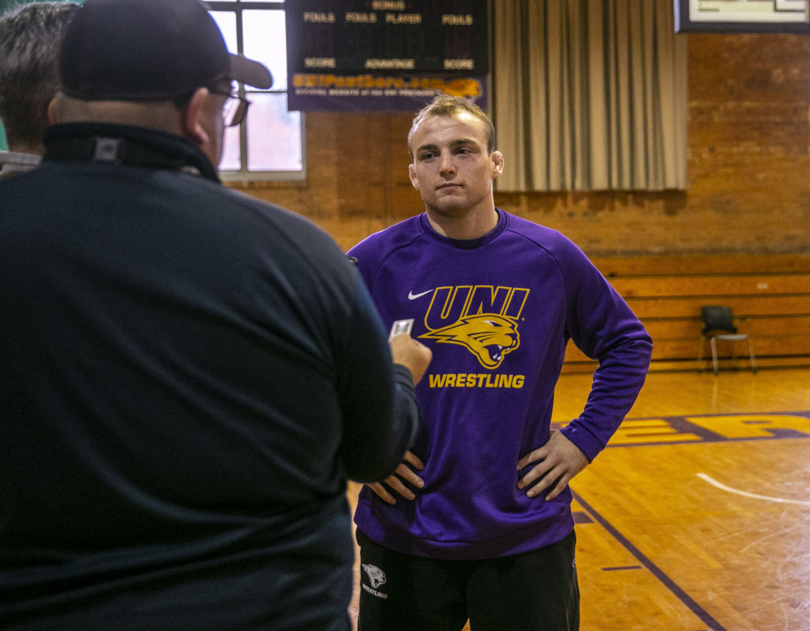 UNI Wrestling Media Day 4